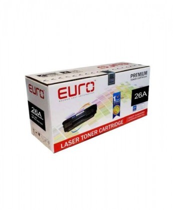 Euro 26A Compatible LaserJet  Black Toner